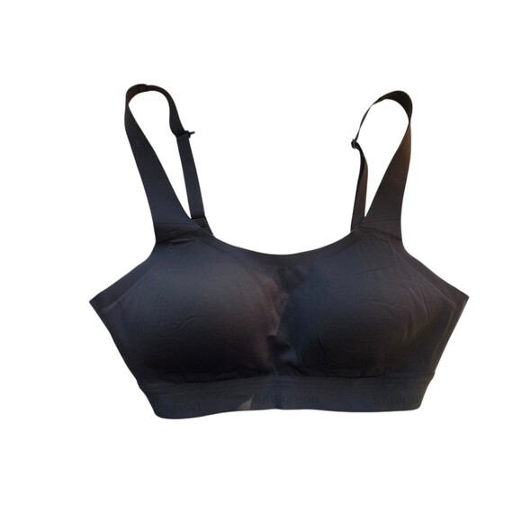 Lululemon Womens Fine Form Bra Size 34C Black Convertible Straps Wireless Yoga - Picture 1 of 13